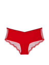 Комплект белья Victoria's Secret лиф Push-Up и трусики чики 1159832281 (Красный 36B/M)