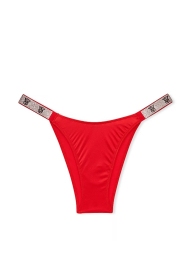 Женский комплект белья Victoria's Secret бюст Push-Up и трусики бразильяны 1159833228 (Красный 40C/XXL)