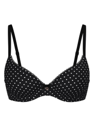 Женский комплект белья Victoria's Secret бюст и трусики стринги 1159833274 (Черный 34A/S)