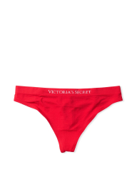 Комплект Victoria's Secret бюст Push-Up и трусики тонг 1159833381 (Красный 34B/S)