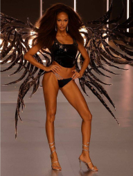 Комплект білизни Victoria's Secret оксамитовий корсетний топ та трусики бразилії 1159833385 (Чорний L)