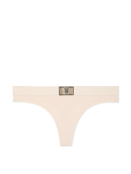 Женский комплект белья Victoria's Secret лиф и трусики тонг 1159833511 (Бежевый 36B/L)