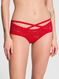 Мереживний комплект білизни Victoria's Secret Pink браслет і трусики чіки 1159833917 (Червоний XS)