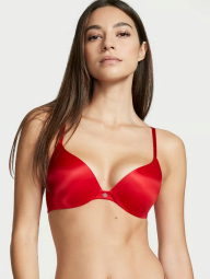 Комплект Victoria's Secret бюст Push-Up та трусики стрінги 1159833936 (Червоний 32C/S)