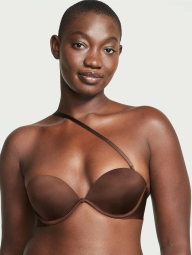 Комплект белья Victoria's Secret бюст Push-up и трусики чики 1159834337 (Коричневый 32C/S)