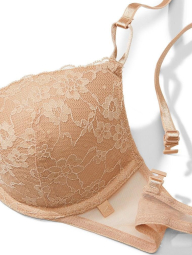 Жіночий комплект білизни Victoria's Secret ліф та трусики бікіні 1159834505 (Бежевий 32C/S)