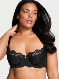 Шикарный комплект белья Victoria's Secret лиф и трусики бикини 1159834774 (Черный 32C/S)