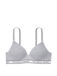 Женский комплект белья Victoria's Secret лиф и трусики шортики 1159835510 (Серый 36B/M)