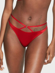 Комплект білизни Victoria's Secret ліф та трусики тонг 1159835694 (Червоний L)