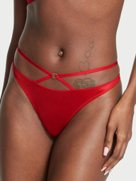 Комплект білизни Victoria's Secret ліф та трусики тонг 1159835694 (Червоний L)