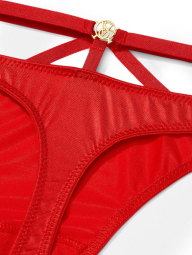 Комплект білизни Victoria's Secret ліф та трусики тонг 1159835694 (Червоний L)