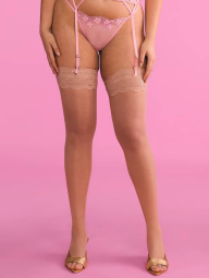 Комплект белья Victoria's Secret бралетт триангл и трусики стринги 1159836779 (Розовый M)