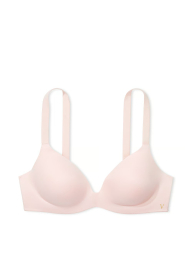 Женский комплект белья Victoria's Secret бюст с технологией Infinity Flex и трусики тонг 1159836784 (Розовый 38D/XL)