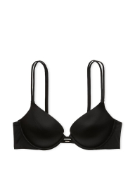 Эффектный комплект Victoria's Secret бюст Push-Up и трусики стринги 1159836794 (Черный 38DD/XL)