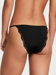 Жіночий комплект білизни Victoria's Secret бюст Push-Up і бікіні трусики 1159836944 (Чорний 36C/L)