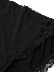 Жіночий комплект білизни Victoria's Secret бюст Push-Up і бікіні трусики 1159836944 (Чорний 36C/L)