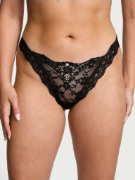 Мереживний комплект білизни Victoria's Secret бралети та трусики бразилії 1159837030 (Чорний XL)