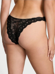 Мереживний комплект білизни Victoria's Secret бралети та трусики бразилії 1159837030 (Чорний XL)