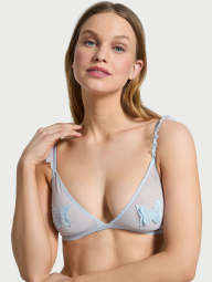 Комплект белья Victoria's Secret бралетт триангл и трусики чики 1159837412 (Голубой XS)