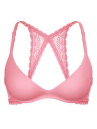 Комплект белья Victoria's Secret бюст Push-Up и трусики чики 1159837495 (Розовый S)
