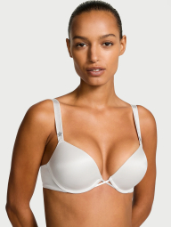 Комплект белья Victoria's Secret бюст Push-Up и трусики бразильяны 1159837678 (Серый 34A/S)
