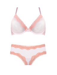 Комплект белья Victoria's Secret бюст и трусики чики 1159837856 (Оранжевый 32B/XS)
