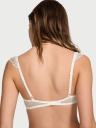 Кокетливый комплект белья Victoria's Secret бюст и трусики стринги 1159837864 (Молочный 34A/S)
