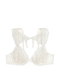 Кокетливый комплект белья Victoria's Secret бюст и трусики стринги 1159837864 (Молочный 34A/S)