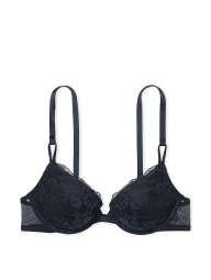 Кружевной комплект белья Victoria's Secret лиф и трусики чики 1159838113 (Синий 38B/XL)