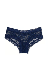 Кружевной комплект белья Victoria's Secret лиф и трусики чики 1159838113 (Синий 38B/XL)