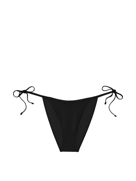 Жіночі плавки чики Victoria's Secret із зав'язками з боків 1159831404 (Чорний L)