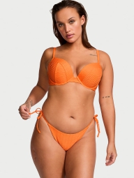 Женские плавки чики Victoria's Secret с завязками по бокам 1159809382 (Оранжевый, S)