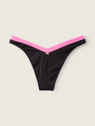 Плавки Victoria's Secret PINK итси с V-образным вырезом 1159817110 (Черный XXL)