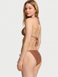 Женские плавки чики Victoria's Secret с завязками по бокам 1159818247 (Коричневый XL)