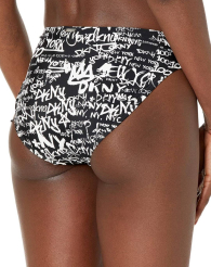 Женские плавки DKNY с принтом 1159832400 (Черный XL)
