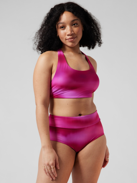 Раздельный женский купальник Athleta 1159773961 (Розовый, XL)