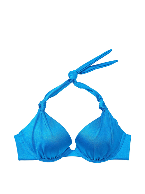 Раздельный купальник Victoria's Secret топ Push-Up и плавки бразильяны 1159832032 (Синий 32B/XS)