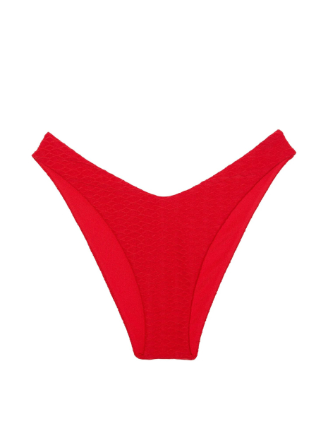 Раздельный купальник Victoria's Secret топ и плавки бразильяна 1159833471 (Красный 32C/S)