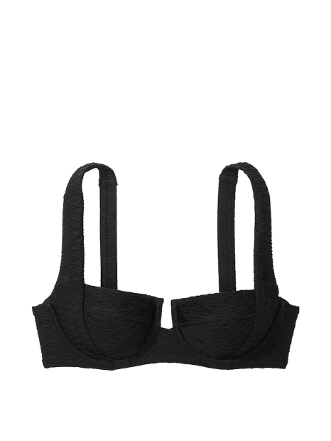 Роздільний купальник Victoria's Secret топ та плавки чики 1159834258 (Чорний 32C/S)