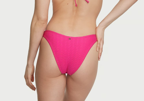 Раздельный купальник Victoria's Secret топ-бюст Push-Up и плавки бразильяны 1159835058 (Розовый 38DDD/XL)