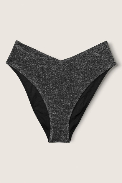 Раздельный купальник Victoria's Secret Pink бандо и плавки чики 1159836948 (Черный L)