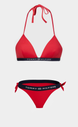 Женский раздельный купальник Tommy Hilfiger 1159779357 (Красный, L/XL)