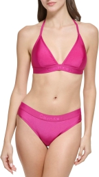 Раздельный купальник Calvin Klein топ и плавки бикини 1159796313 (Розовый, L)