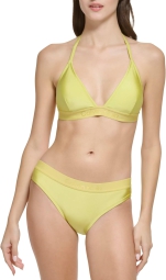 Раздельный купальник Calvin Klein топ и плавки бикини 1159799484 (Желтый, L)