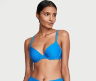 Раздельный купальник Victoria's Secret топ-бюст Push-Up и плавки чики 1159809723 (Синий, 40DD/XXL)