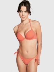 Раздельный купальник Victoria's Secret PINK бюст Super Push-Up и плавки бикини 1159817130 (Оранжевый XL)