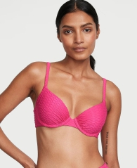 Раздельный купальник Victoria's Secret топ-бюст Push-Up и плавки шортики 1159818289 (Розовый 34A/XS)