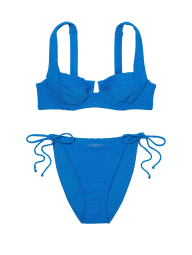 Раздельный купальник Victoria's Secret топ и плавки чики 1159833460 (Синий 34B/S)