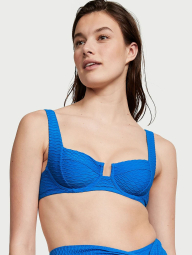 Раздельный купальник Victoria's Secret топ и плавки чики 1159833460 (Синий 34B/S)