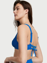 Раздельный купальник Victoria's Secret топ и плавки чики 1159833460 (Синий 34B/S)
